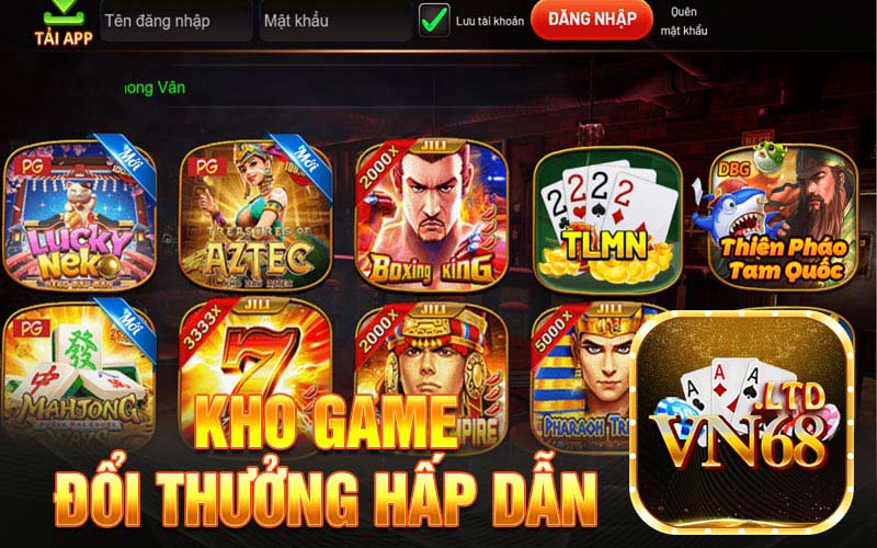 Kho game đổi thưởng hấp dẫn